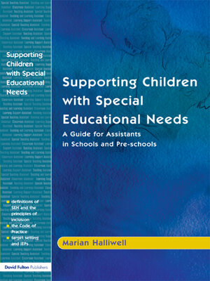 cover image of Supporting Children with Special Educational Needs
